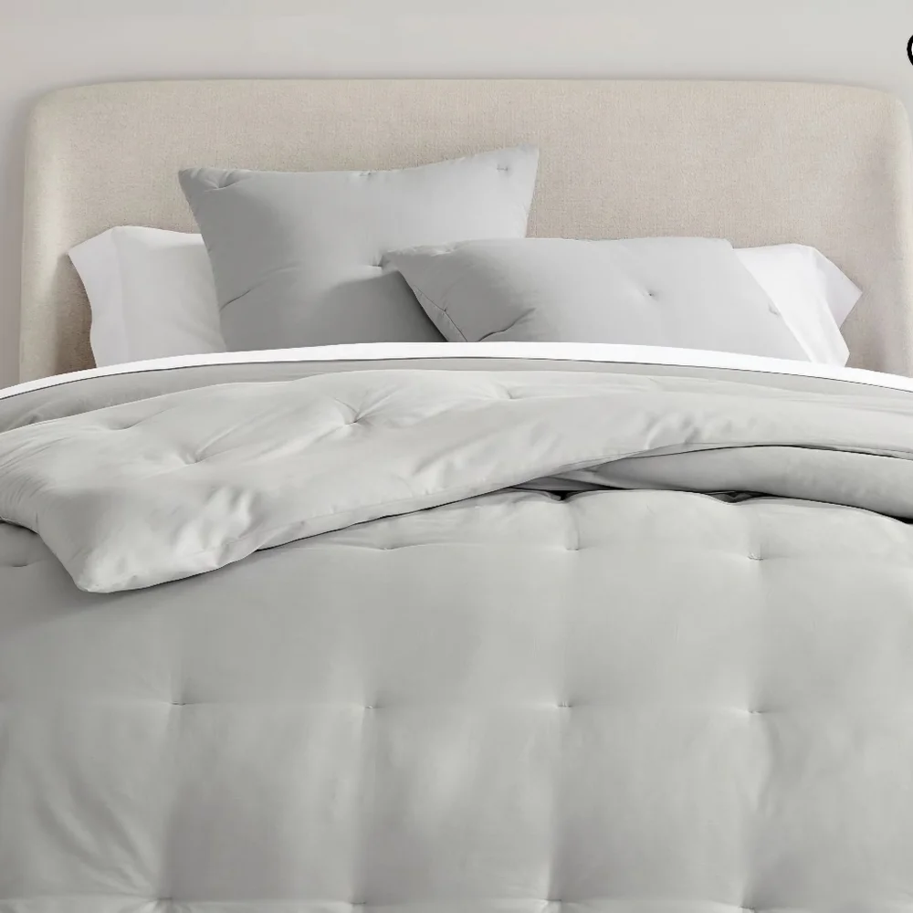 Pottery Barn “Dream Brushed Cotton” Euro Sham – Rosewater (Sample / Photo Prop)